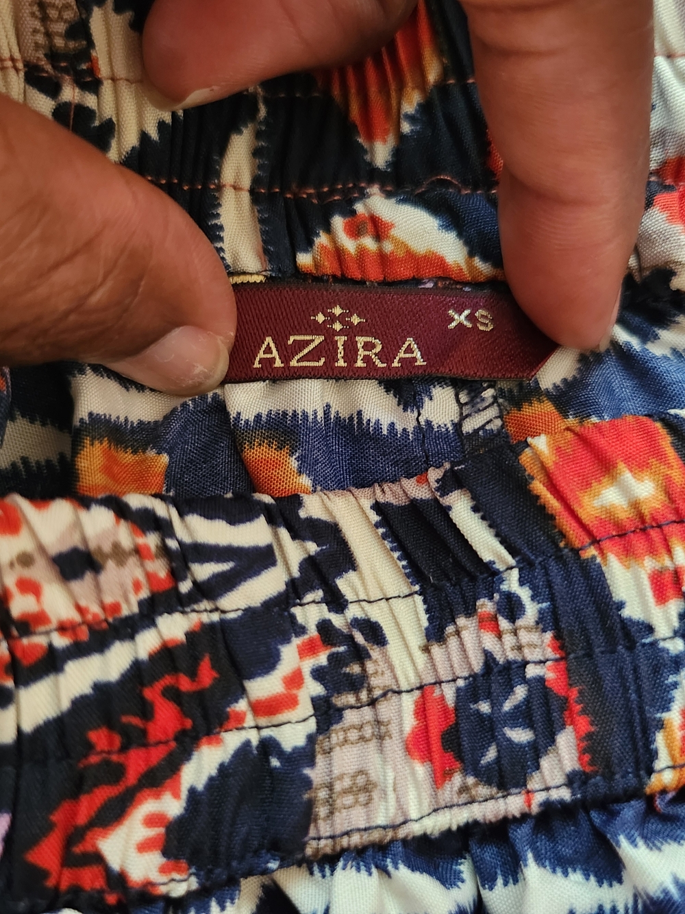 Azira Boho Geometric Print 2-Piece Wide Leg Palazzo Pant & Cropped Jacket Set - Picture 7 of 7